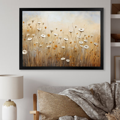 Minimalisme prairie magique III sur toile