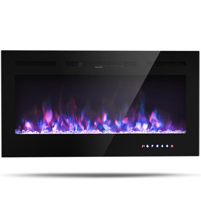 Adanac Wall Mounted Electric Fireplace Insert