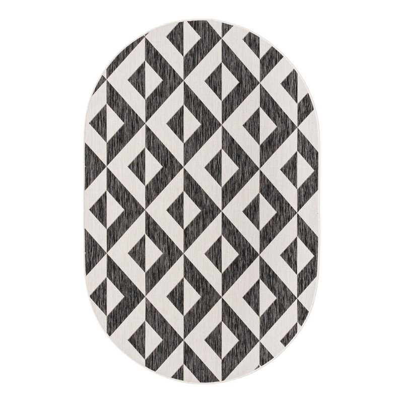 Jill Zarin Napa Indoor/Outdoor Rug, Oval 5'3" x 8'