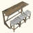 Maialen 3 - Person Trestle Dining Set