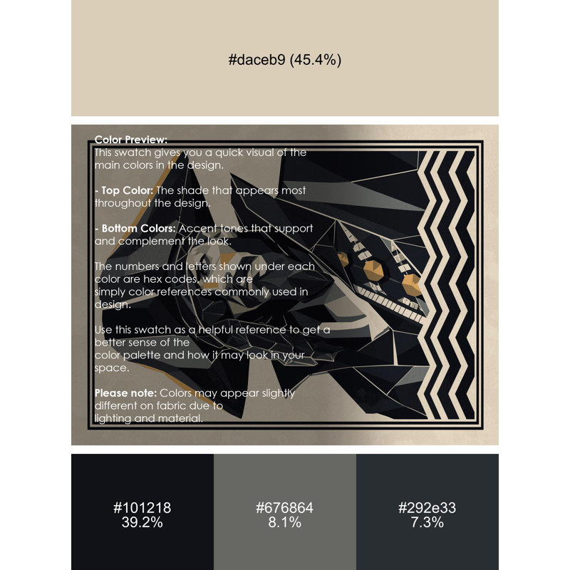 Tapis beige à motif géométrique lavable à la machine Cilegon, 3 X 5