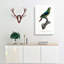 Swift Parrot by F. Levaillant - Wrapped Canvas-55358713