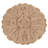 Kent 2.75'' H x 2.75'' W x 0.5'' D Wood Rosette Applique