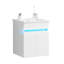 Meuble-lavabo simple 16,09 po avec comptoir en céramique Lakela