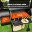 Outsunny 109cm W Charcoal Grill