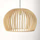 Paz Single Light Wood Dimmable Pendant