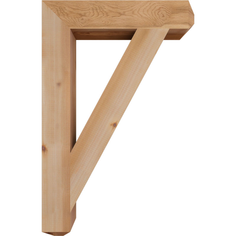 Support pour artisan traditionnel, H 34 po x l 3,5 po x P 22 po, Cèdre rouge de l'Ouest (lisse)