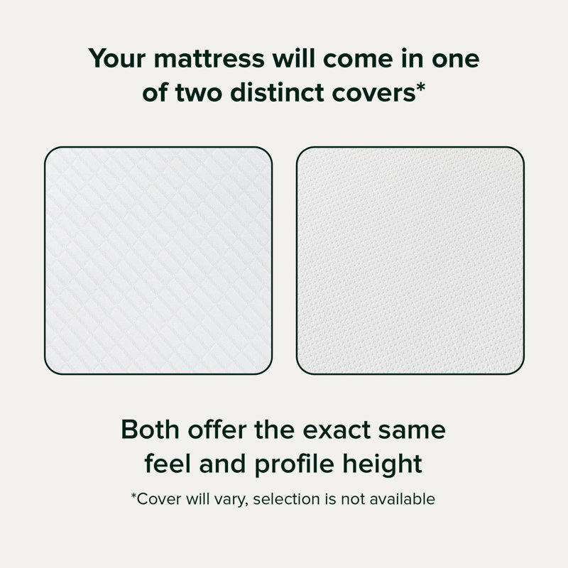 Matelas en mousse viscoélastique 10 "- Sleep by Wayfair ™, Simple extra long
