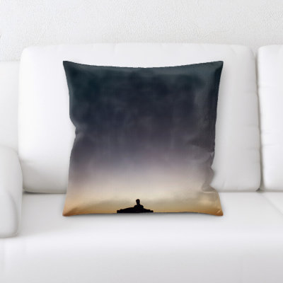 Microsuede Throw Pillow