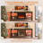 55 Inch Electric Fireplace TV Stand Fit For Tvs Up To 65 Inch Gaming Entertainment Center With Open Storage Shelves-868884868