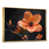 Toile avec cadre flottant or