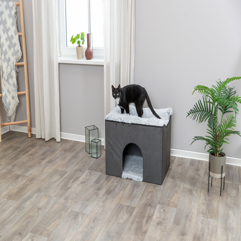 Trixie Harvey, grotte pour chats, maisonnette pour chat d'intérieur, refuge pliable pour chats, maisonnette pour chats et petits chiens