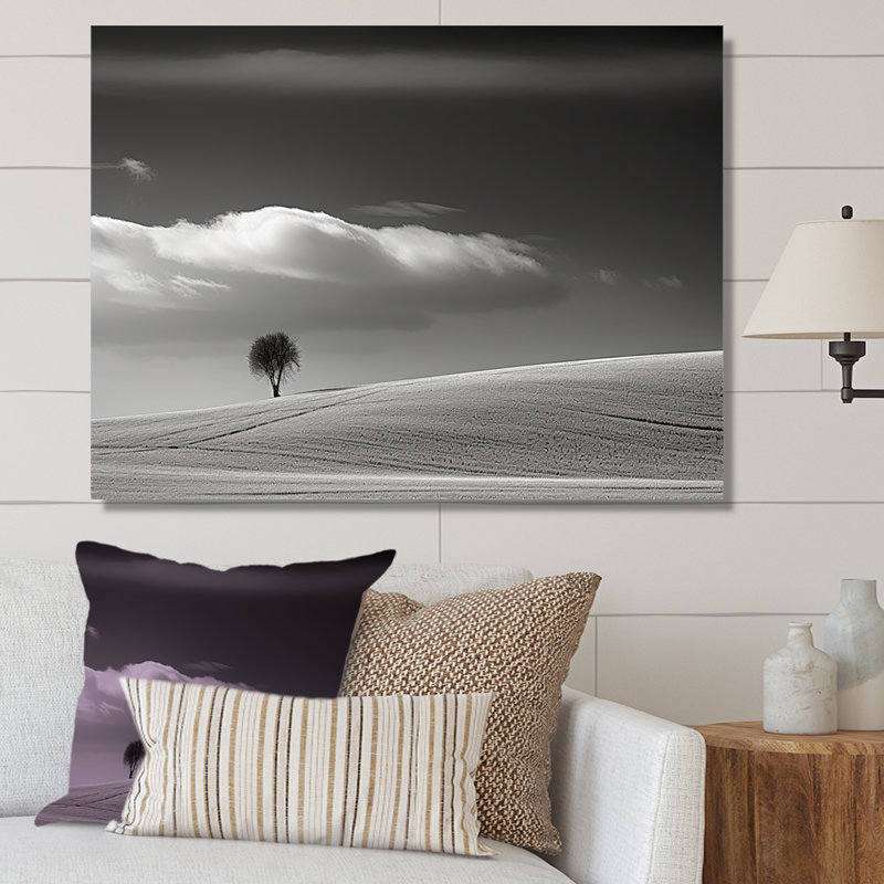 Paysage d'hiver photo III sur toile, H 12 po x l 20 po x P 1 po, Toile tendue