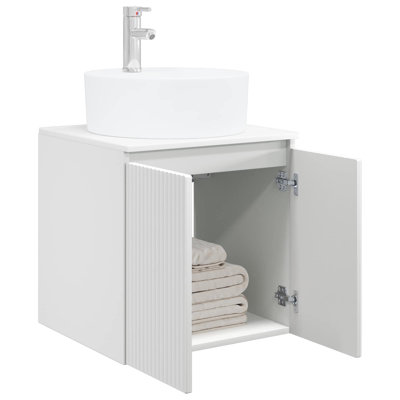 Single Bathroom Vanity with Ceramic Basin
