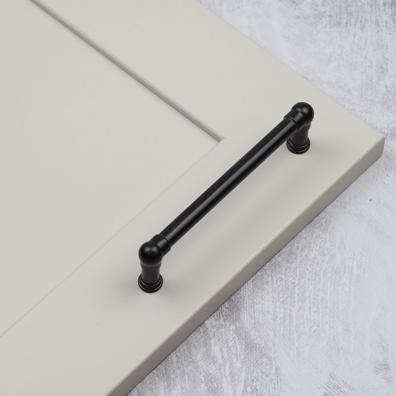 Pipe Handle, 128mm, Matte Black