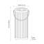 Coward 62.5cm Column Floor Lamp