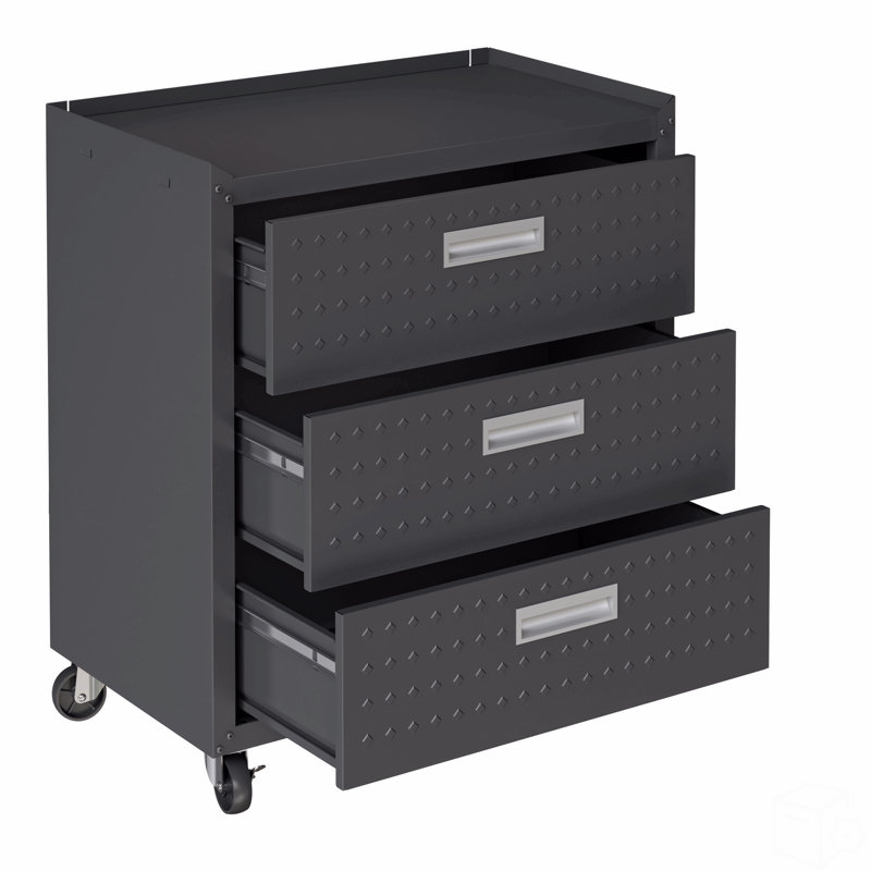Armoire de garage 30 po, Noir