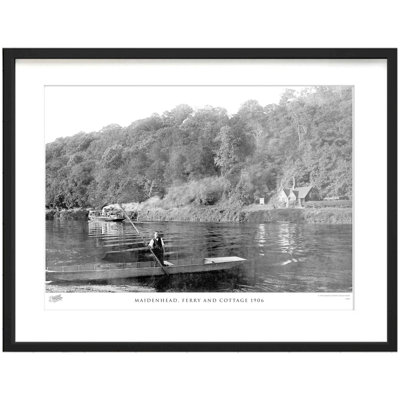 Maidenhead, Ferry And Cottage 1906 by Francis Frith - Single Picture Frame Print
