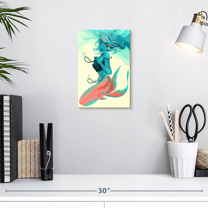 Kelan Mermaid Portrait, 12" H x 8" W