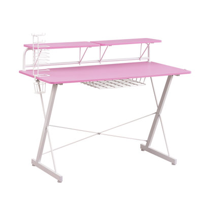 Bureau d'ordinateur avec tablette en carbone