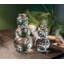 Handmade Glass Short Snowman Figurine