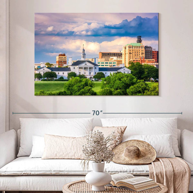 Richmond Virginia Cloudscape, 34" H x 51" W