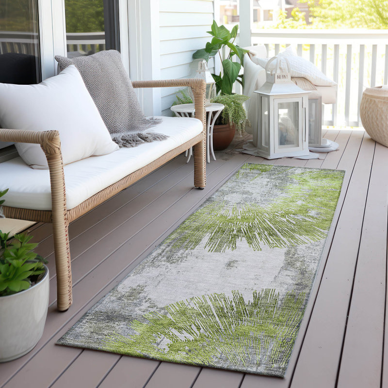 Tapis d'entrée / extérieur antidérapant Lummus, Tapis de couloir 2 pi 3 po x 7 pi 6 po
