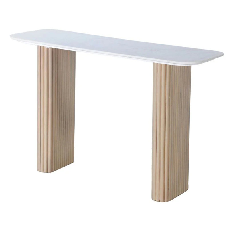 Plateau en marbre blanc Karlen Tressa 