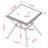 Joswick Square Metal Outdoor Dining Table , 27.5'' in. W 27.5'' in. D-117053618