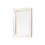 Leighton Rectangle Marble Wall Mirror