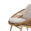 Chaise longue d'extérieur en osier de style papasan Cyril, ensemble de 1-680602650