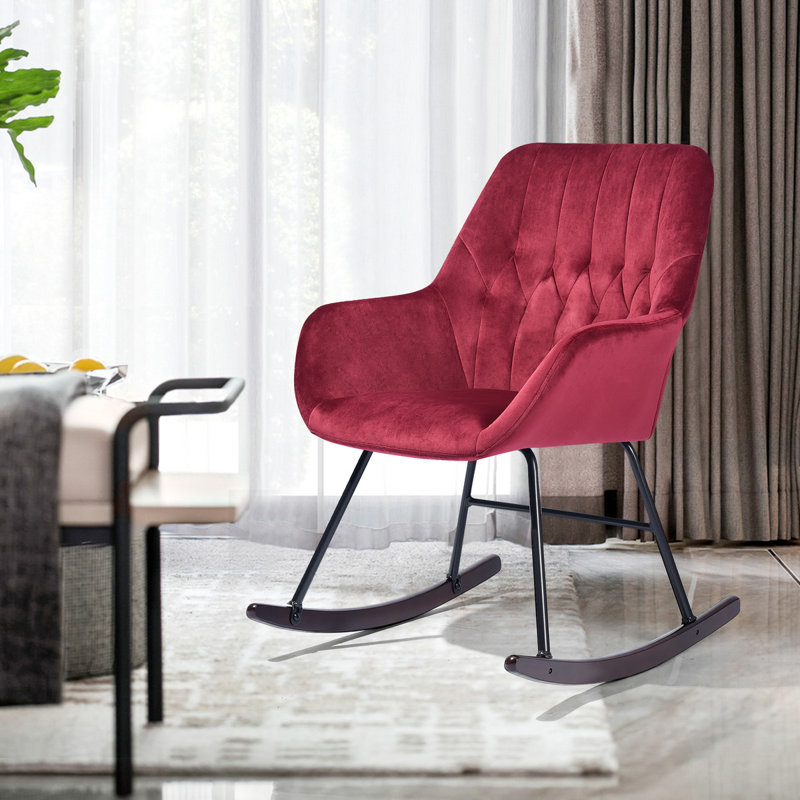 Saroyan Rocking Chair, Red