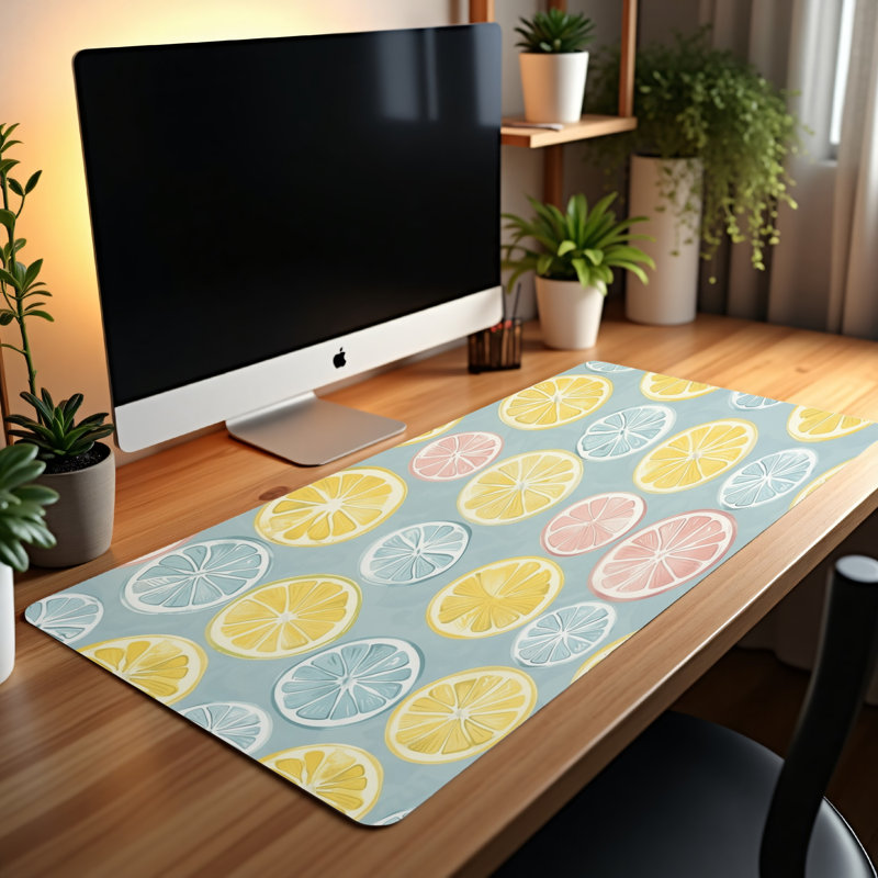 Polyester Desk Pad, 14.4x12.1