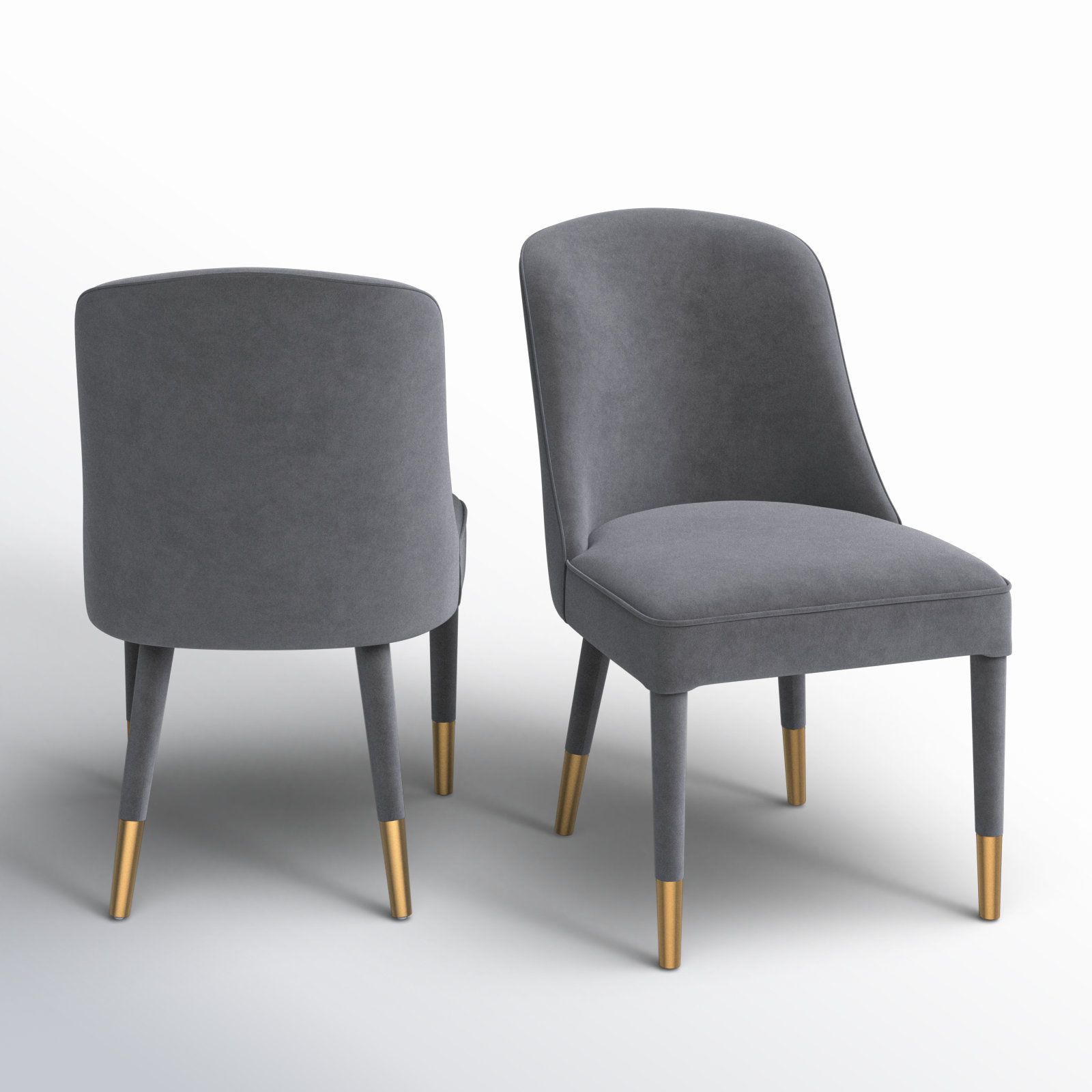 Belhaven Parsons Dining Chair, Light Gray