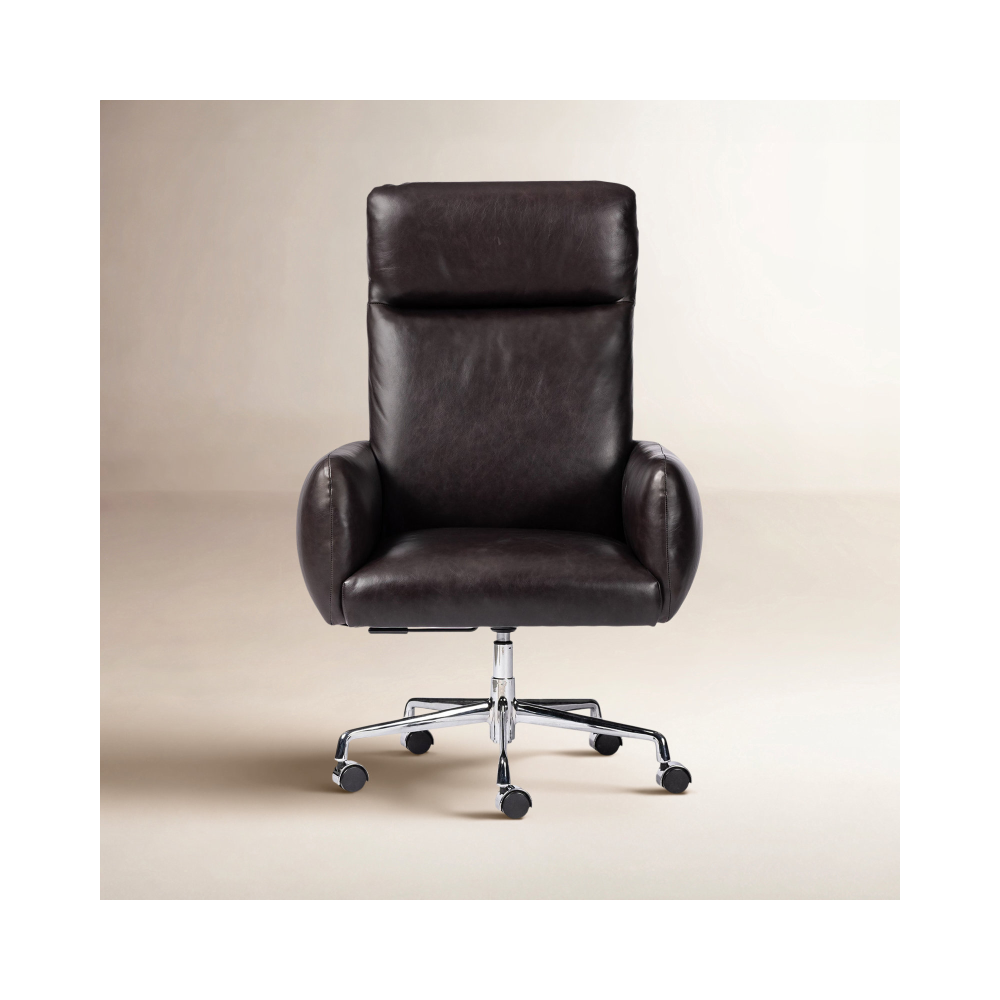 Ottavina Swivel Office Chair, Sonoma Black