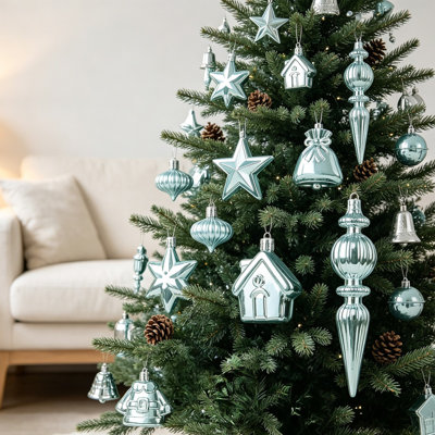 Christmas Decorations Christmas Hanging Decorative 38Pcs Creatives Colorful Decorative Ball Pendant  Christmas Tree Or Festival Atmospheres Or Wedding Scene Small Decoration