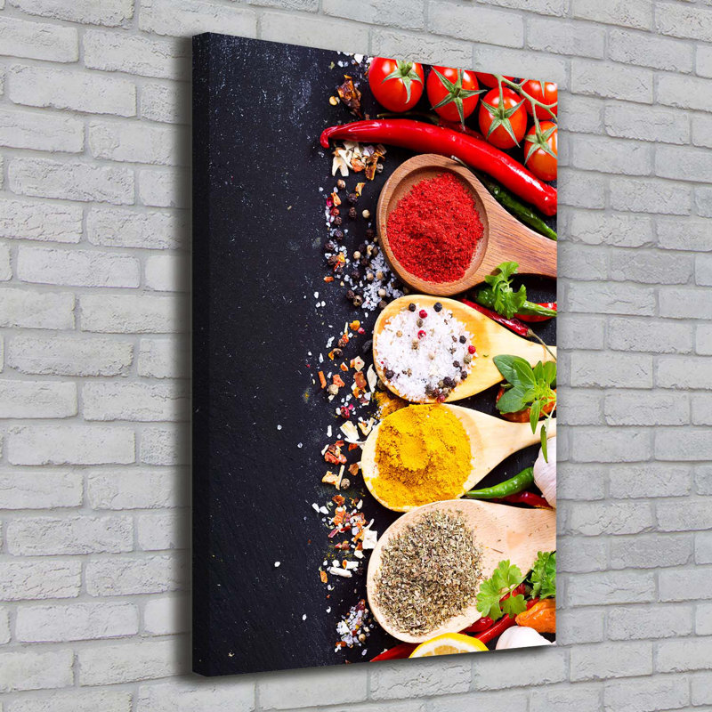 Spices - Wrapped Canvas Print