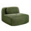 Canapé d'angle en velours côtelé olive avec coussins, montage facile, design ergonomique, mousse haute résilience 32D, assise élargie, largeur 104 cm, poids du colis 18 kg, mousse réglable multipositions, livré