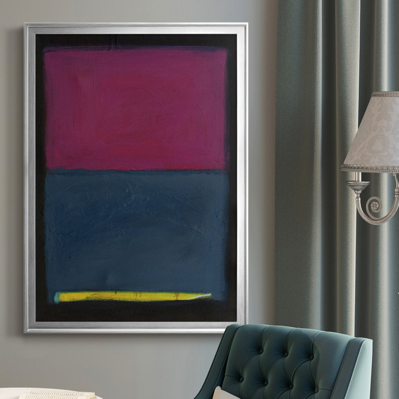 Contemplation II - reproduction d'art sur toile encadrée, H 36,5 po x l 26,5 po x P 1 po, Argent