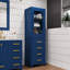 Armoire à linge en bois massif l 21 po x H 72 po x P 17 po Esita-153169504