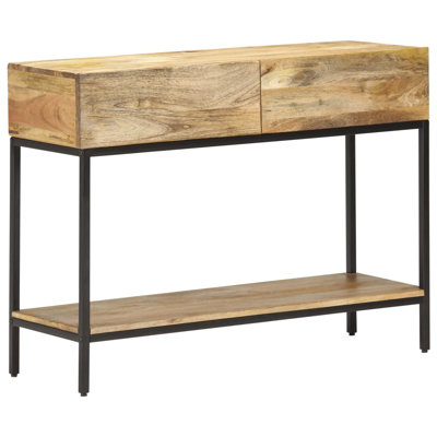 Millen 100cm Solid Wood Top Console Table