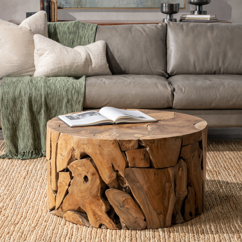 Rhea Solid Wood Coffee Table