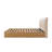 Verona King Wood Bed With Upholstered Headboard-1735299123