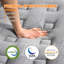Good Nite 25cm Memory Foam Pocket Sprung Mattress 9 Zoned-114883596