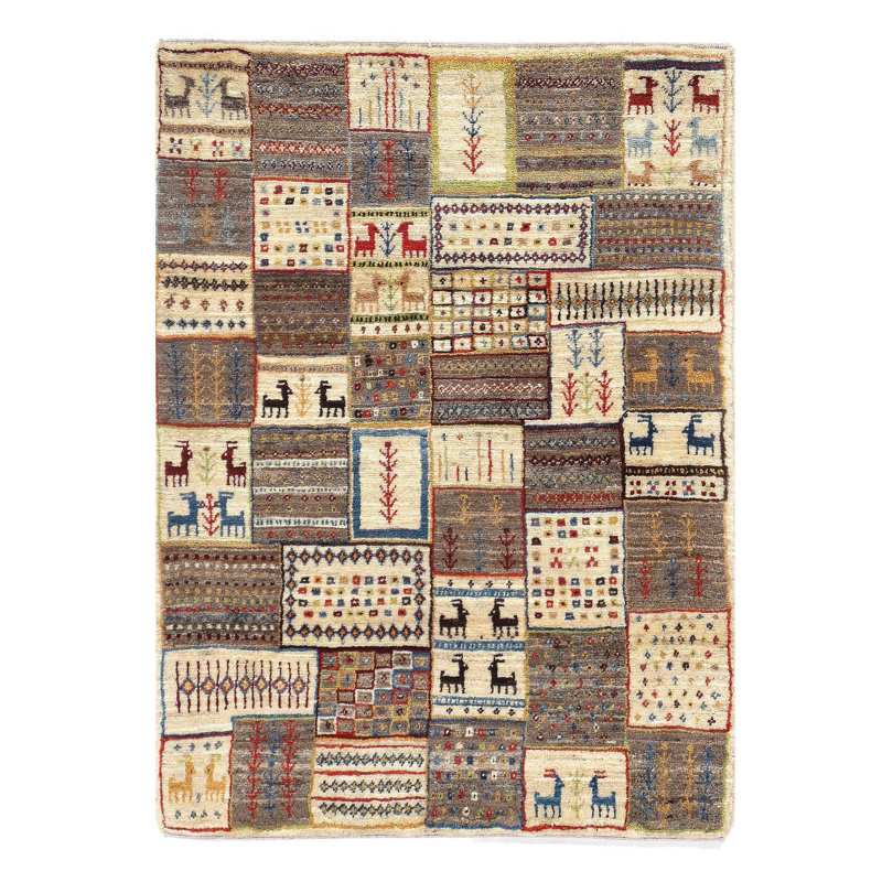 Lorenzina Wool Geometric Area Rug