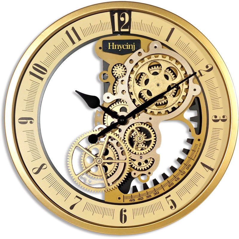 Horloge murale industrielle industrielle Steampunk