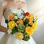 30 pièces de fleurs artificielles jaunes en vrac, fausses fleurs en soie réalistes avec des tiges de fil de fer, arrangement floral décoratif pour les bouquets de fête de mariage