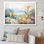 «Birds of Paradise Flowers Mountain», reproduction sur toile