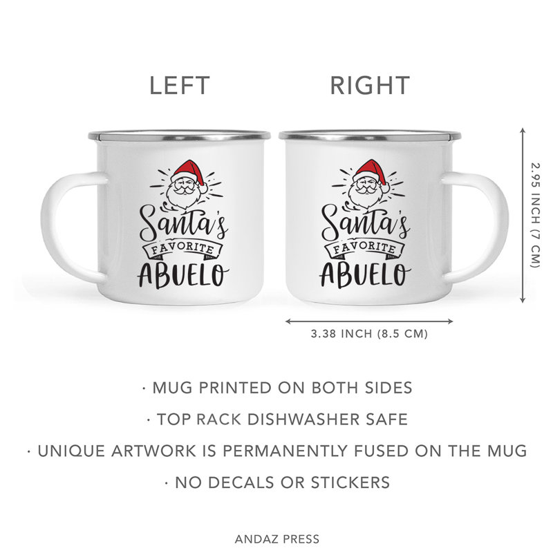 Tasse de camping militaire Yunus Santa's Favorite, Abuelo