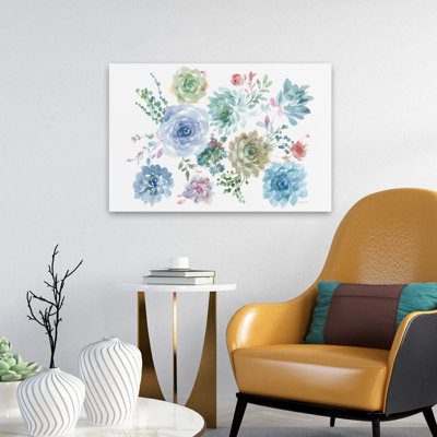 Art abstrait et jolies plantes grasses